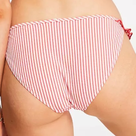 Brand New Aerie Stripe Seersucker Bikini Bottom - Picture 5 of 10